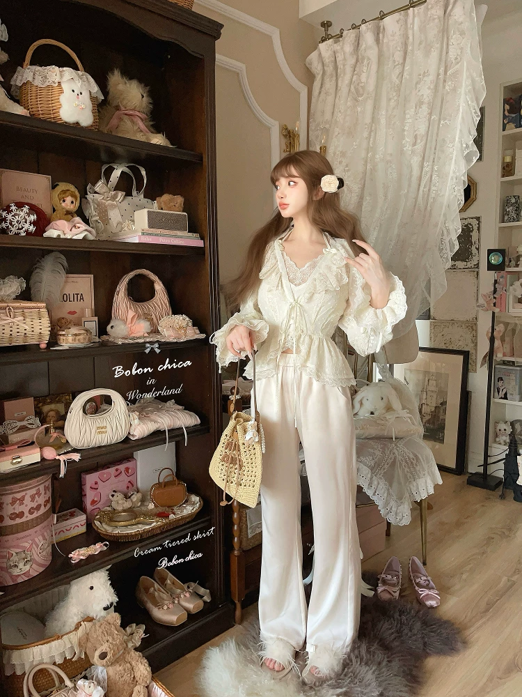 Широкие брюки из ацетата слим-прошимы летние Limo Bobon21 B2391