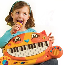 American B Toys than music childrens piano electronic piano big mouth cat piano early education puzzle toy with microphone recording