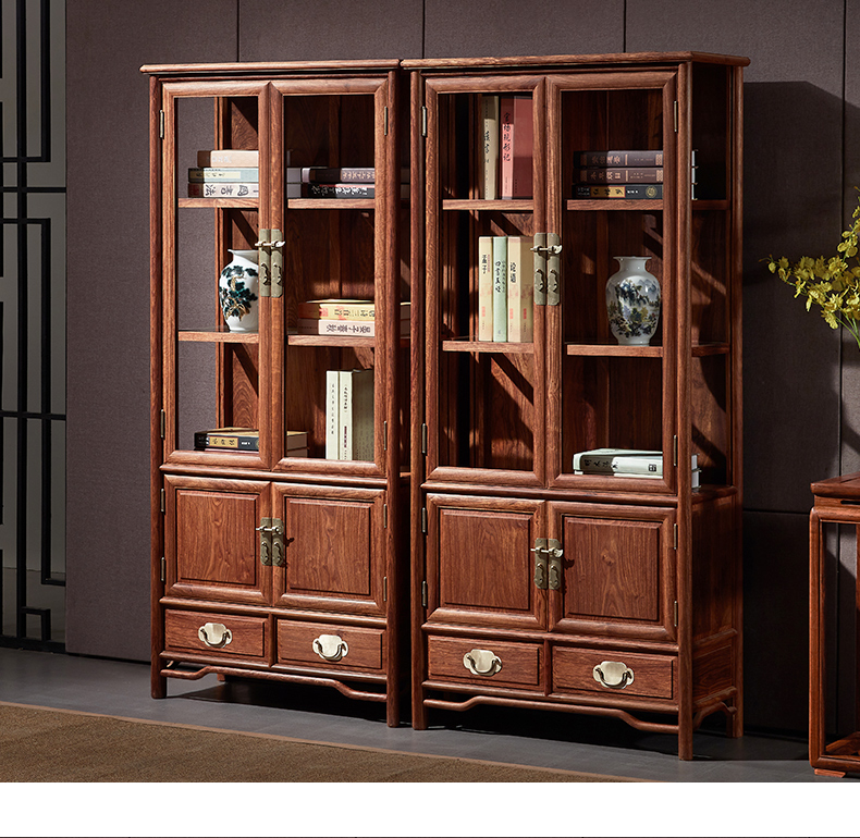 Red Wood Furniture Hedgehog Purple Sandalwood Red Wine Cabinet Living Room Flowers Pear Wood Solid Wood Storage Kitchen New Chinese Mix Light Lavish