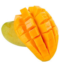 Hainan Jinhuangmang fresh narcissus mango is picked in season 10 pounds of whole box of large green mango crispy and sweet fruit to eat raw