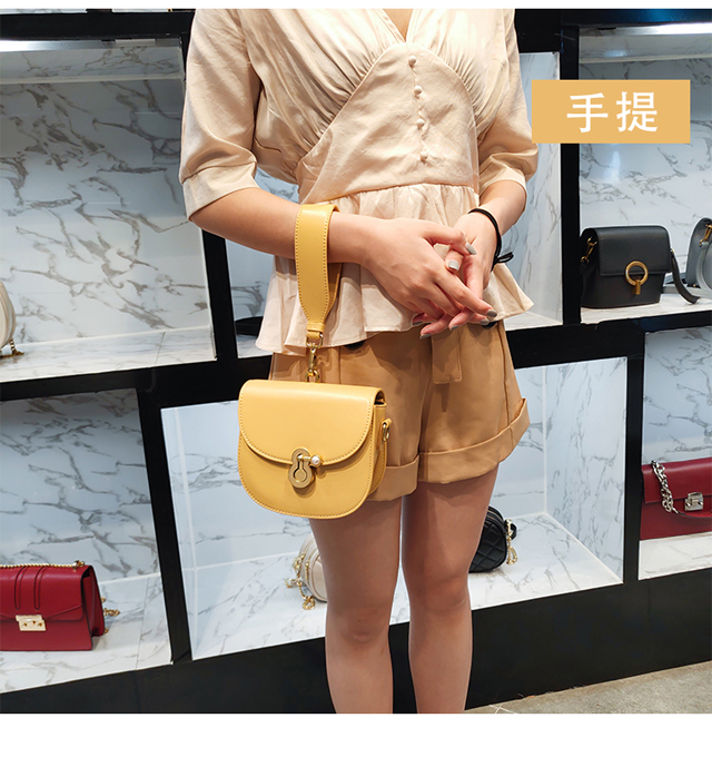 Túi ck nhỏ 2019 mới mùa hè thích hợp thời trang thủy triều đơn đeo vai nữ túi yên ngựa chuỗi túi - Túi xách nữ túi xách trung niên