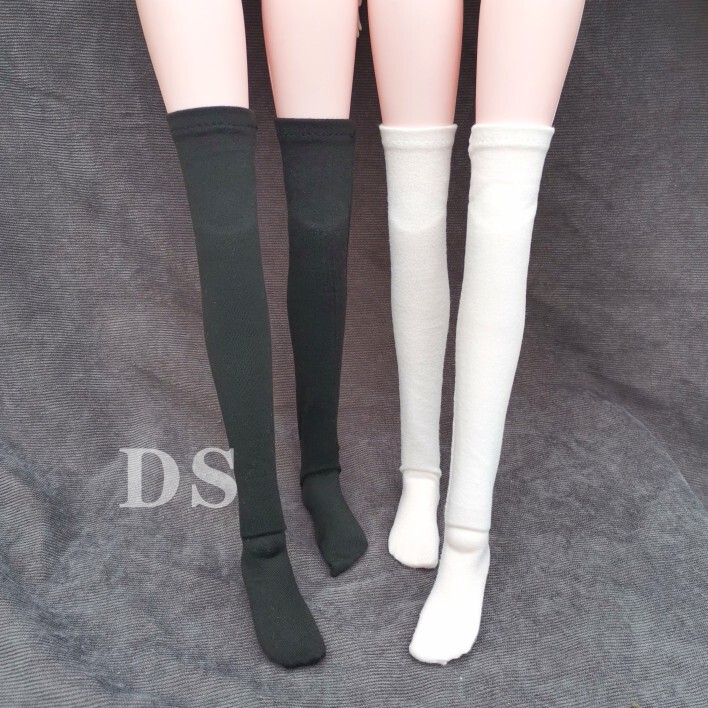 Bjd 1/3, 1/4, 1/6 Socks, Over-The-Knee Socks, Ribbed Socks, 30cm, 40cm, 60cm Bjd Doll Long Socks