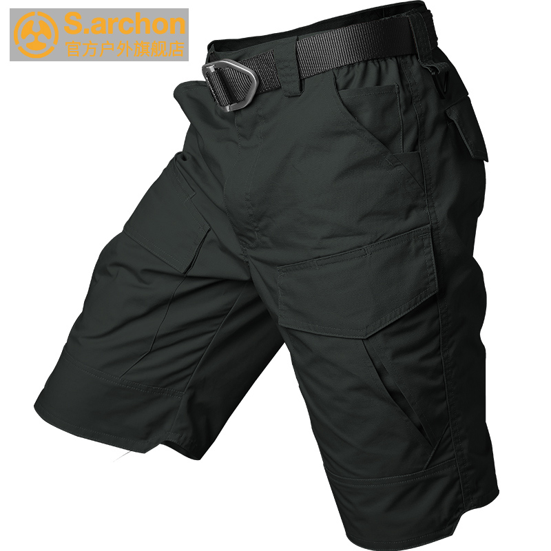 Military fan tactical pants shorts men's five-point pants summer quick-drying tooling loose large size casual pants work outdoor sports