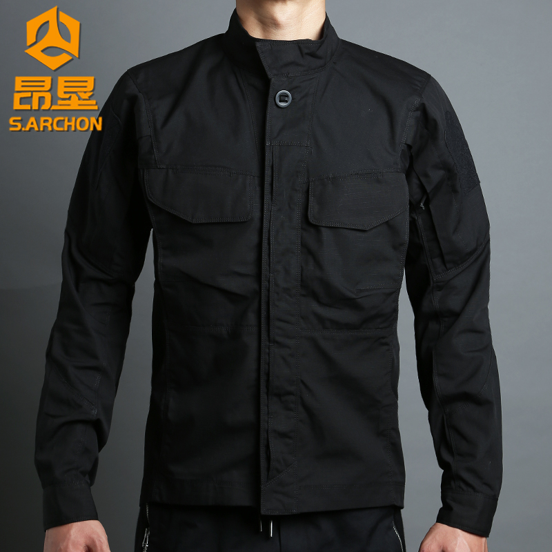 Fall/winter long-sleeved outdoor tactical shirt men's breathable military fans multi-pocket troop shirt jacket jacket jacket jacket