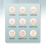 Посудомоечная машина для посудомоечной машины Zhigao, полная --аутоматическая дом с 8 -й или большей емкостью малая мощность малая сушка стерилизация Smart Countertop Crash Machine