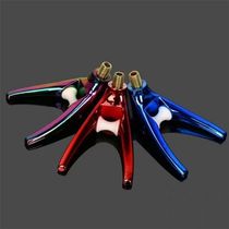 Fishing electroplating bracket head colorful bracket head horn head fort bracket head fishing rod bracket fishing gear fishing accessories