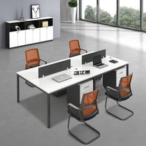 Chongqing Modern Brief Desk Chair Furniture Computer Staff Screen Cassette Station station 46 Single combined table