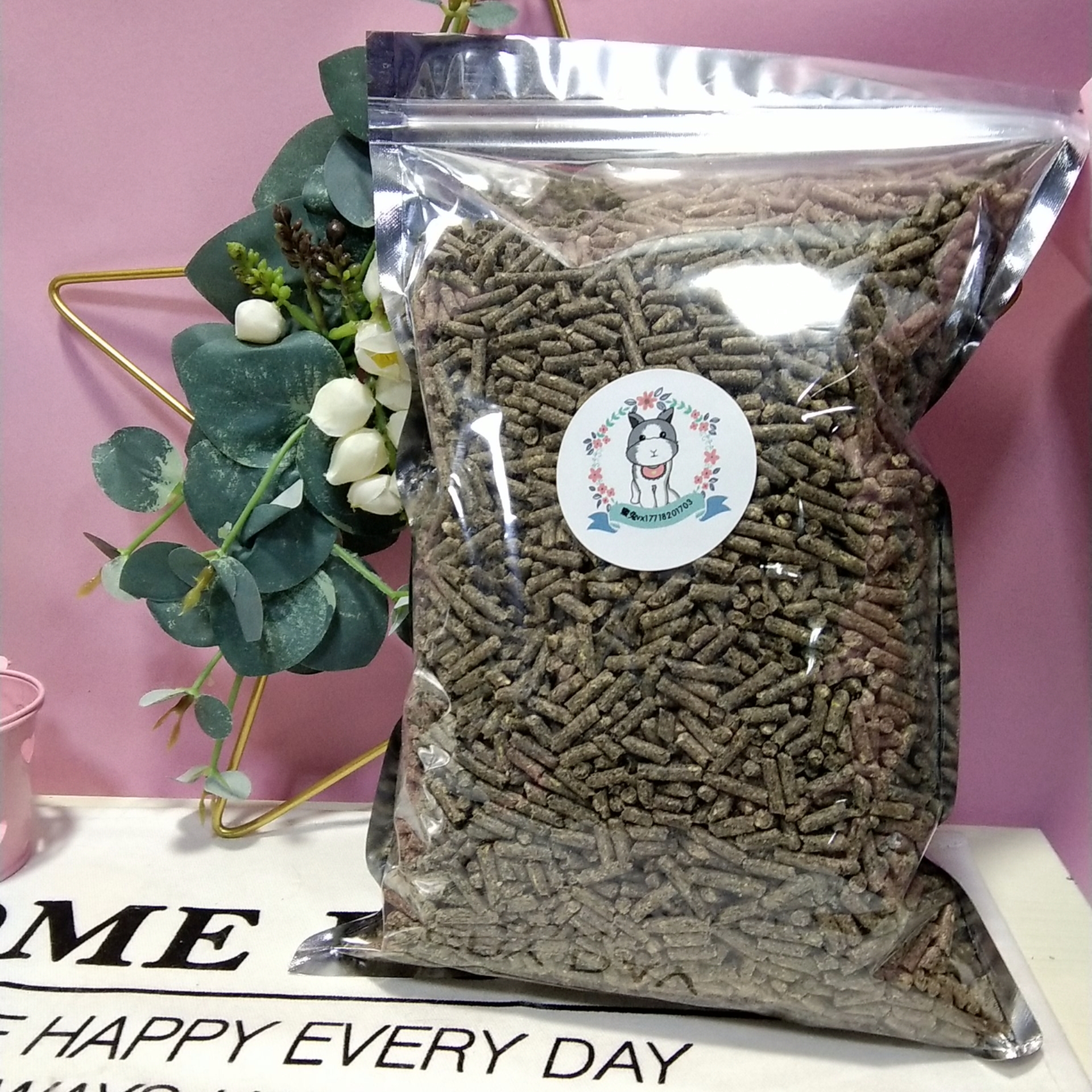 Pet Rabbit Food 4 Catty Rabbit Food Pituitary Ear Rabbit Food Bunny Feed Large Bag Multi Province