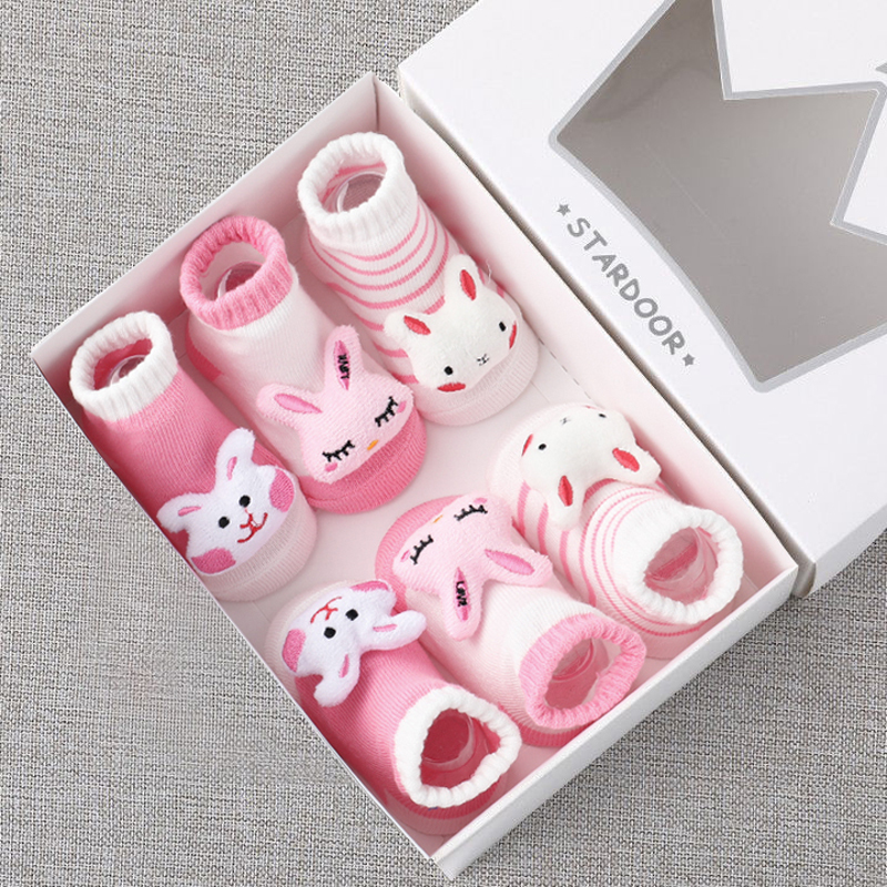Baby Spring and Autumn Cotton Socks 0-6 Months, Non-Slip Socks for Girls Learning to Walk, Newborn Loose-Fitting Socks That Don'T Squeeze the Feet, Children's Short Socks Baby Spring and Autumn Cotton Socks 0-6 Months, Non-Slip Socks for Girls Learning to Walk, Newborn Loose-Fitting Socks That Don'T Squeeze the Feet, Children's Short Socks