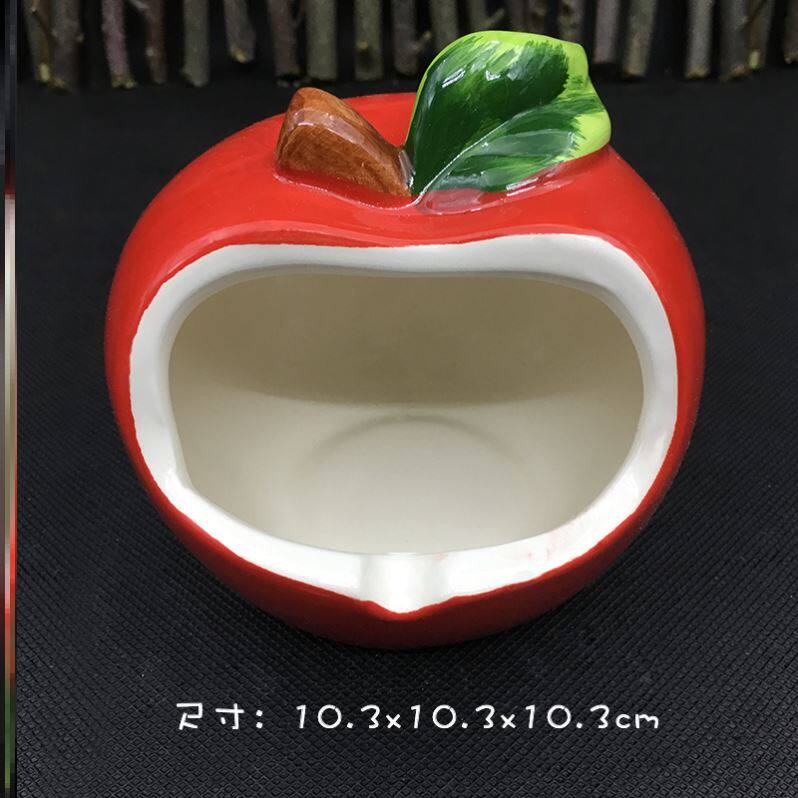Hamster's Nest Cooling Room Cooling Igloo Hamster Supplies Anti-turning Porcelain Nest Cat Head Dinosaur Cow Watermelon Nest
