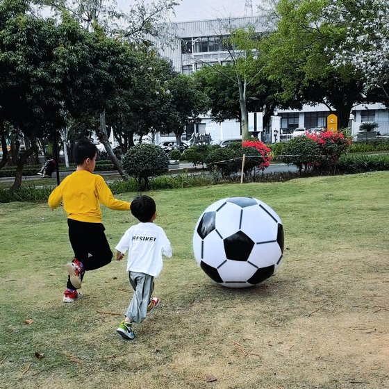 야외 풍선 축구 어린이 장난감 공 부모-자식 대화 형 유치원 대형 배구 잔디 해변 거대한 공