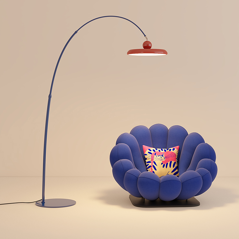 Dopamine Memphis Fishing Lamp Floor Lamp Living Room Sofa Side Art Minimalist Modern Bedroom Princess Children