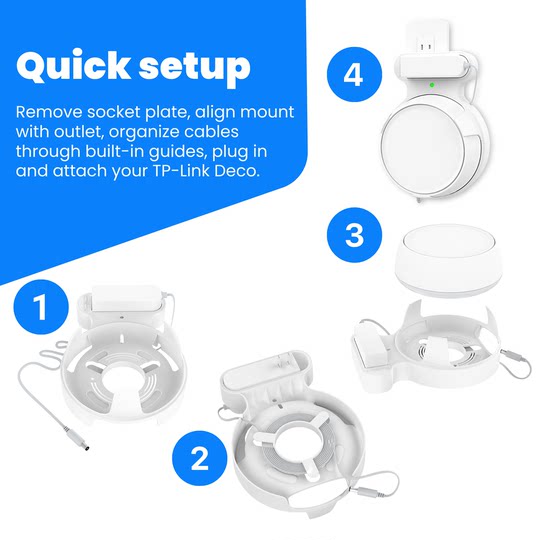 适用于TP-Link Deco BE22/BE23/BE25/BE3600/BE5000 Wifi 7支架