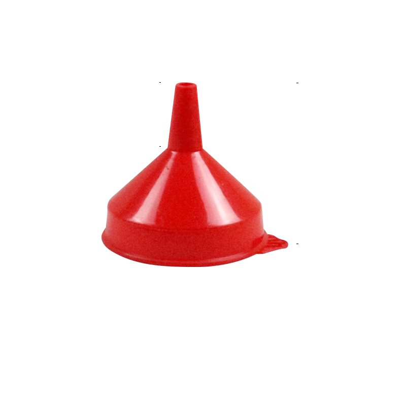 Household red plastic funnel extra large oil hopper funnel oil leakage kitchen large funnel multi-purpose caliber leakage