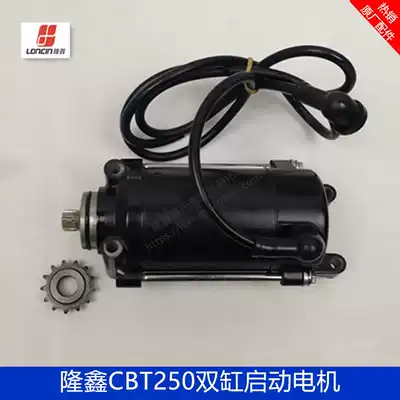 Longxin original horizon CBT250 two-cylinder locomotive engine start motor starter motor hot sale
