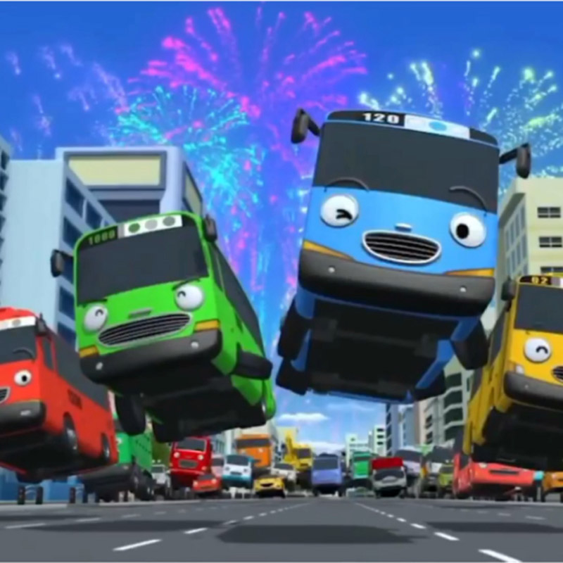 Cool enough Cantonese toddler animation < Little bus Tayo > 4-5 seasons] 2 discs DVD-Taobao