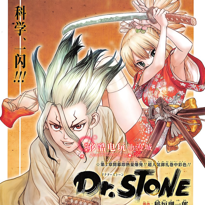 Cantonese animation < Dr STONE New Stone Age of Stone Age > 1 2 Full 35 words] 3 discs DVD-Taobao
