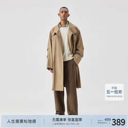 BODYDREAM Spring and Autumn Windbreaker Jacket Men's Stand-Up Lapel Loose Casual Silhouette Coat Couple Coats