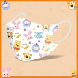 Трехмерная мультяшная милая детская дышащая медицинская маска, 3D, семейный стиль