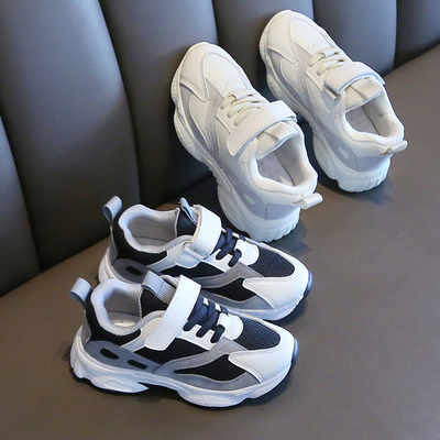 男童鞋子2021新款春款时尚童鞋透气秋鞋女童网红老爹鞋儿童运动鞋