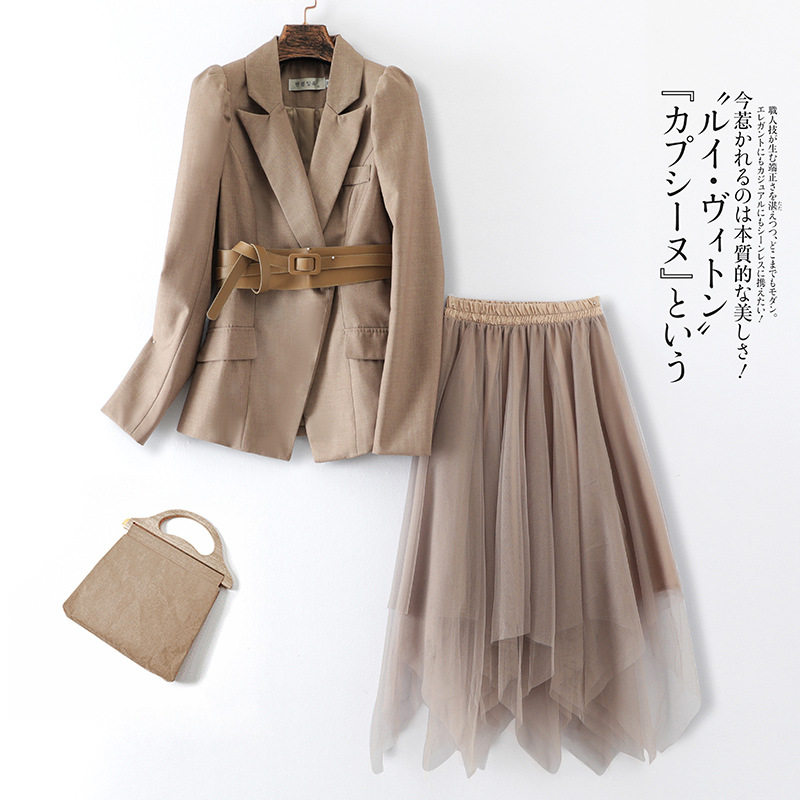 Foreign trade Export Italy big card YU single original single pull-out cabinet tail single tail goods Western clothing web yarn half body dress Two sets