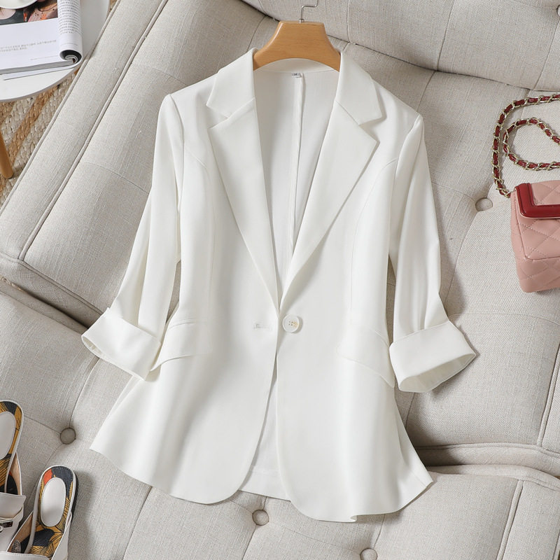 Export France Foreign trade Female Dress Big Card cut special cabinet Withdrawal Case Bull Stock Tail single tail stock 70% Sleevy small suit