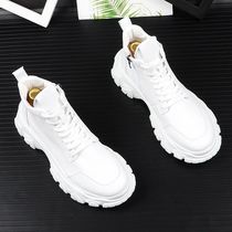 In white sneakers men and Korean edition of trend casual shoes net red same street shoes mens shoes spring and summer daddy shoes men
