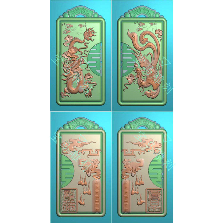 Machine carving the Guronde Fengfeng brand jade carving brand head frame Longfeng brand Longfeng brand, the fine carved Turon Fengfeng BMP