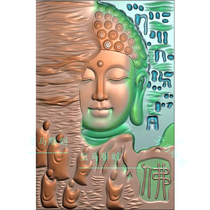 Computer Big Day such as the Buddhas Ancestral Sculpture of the Buddhas Head 46 Engraved Epiphany Buddha Square Card Jade Sculpture 46 cards