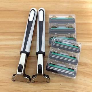 Portable double layer universal razor for men