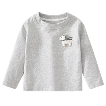 Boys long-sleeved T-shirt spring and autumn 2024 new childrens bottoming shirt autumn clothing childrens clothing autumn baby tops