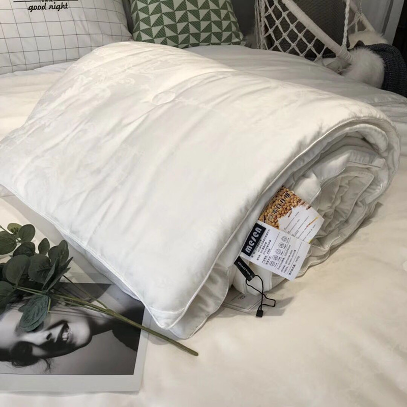 High-end Soybean Fiber Spring Autumn Quilt Core Summer Quilt Core Winter Quilt Core 60 Wood Ben Jacquard Soft Single Double Quilt