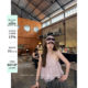 MLS ເນື້ອຜ້າອ່ອນໆ heartthrob light and elegant summer new 2026 tops women's oblique shoulders oblique ruffled tops multi-layered