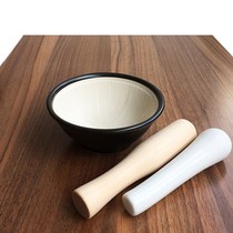 Baby Assisted Grinding Machine Baby Manual Grinding Bowl Fruit And Vegetable Rice Paste Food Miller Day Style Ceramic Miller