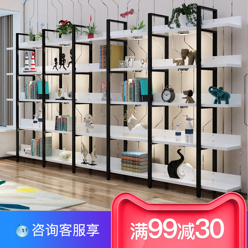 Flower Shelf Bookcase Bookcase Combo Steel Wood Bookshelves Shelf Display Cabinet Shelving shelf Shelves Display Rack Cabinet