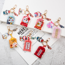 Creative cat keychain pendant female cute bag pendant ornaments Imperial Guard bag personality creative gift car key pendant