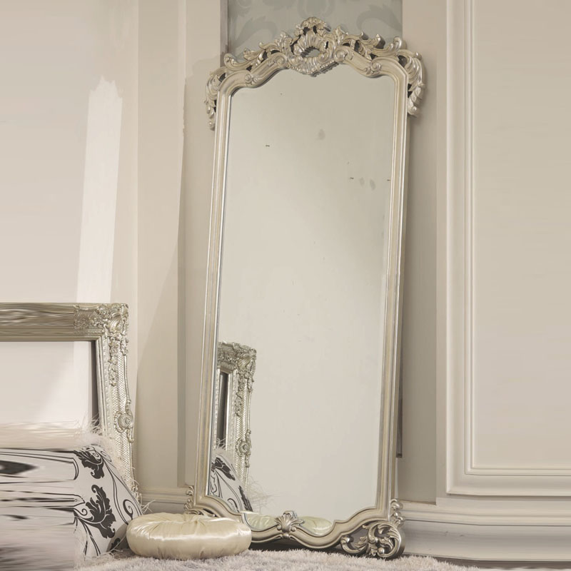 Exuberant mirror floor-to-ceiling mirror home wall hanging Nordic hanging mirror hall bedroom cloakroom mirror simple decorative mirror