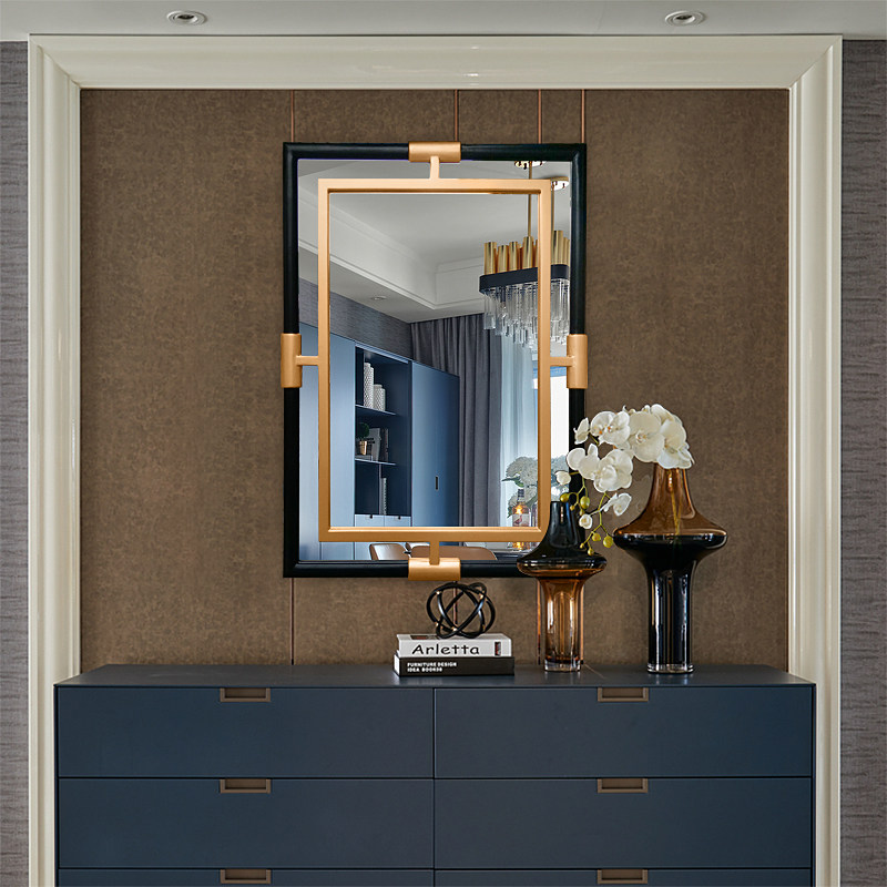 Vigorous mirror decoration mirror Dingguan mirror Corridor Balcony Hanging Mirror TV Background Wall Wall-mounted Decoration Mirror