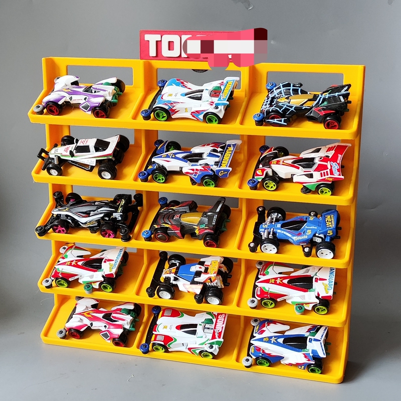 Suitable for Tomica Collaboration Four-Wheel Drive Vehicle Display Stand, Storage Stand, 3D Printed Garage Stand for Inclined Placement Suitable for Tomica Collaboration Four-Wheel Drive Vehicle Display Stand, Storage Stand, 3D Printed Garage Stand for Inclined Placement