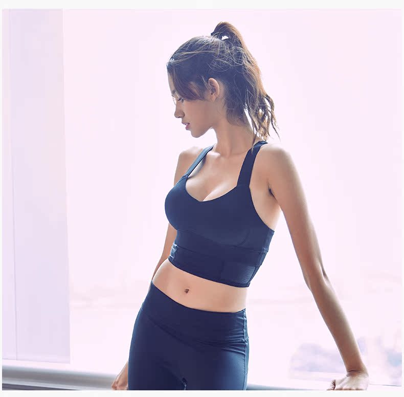 Đồ lót thể thao cường độ cao tập hợp các khuôn mẫu chống sốc chạy đào tạo yoga áo ngực kiểu áo ngực thể dục áo gym nữ