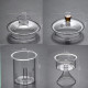 ແກ້ວ borosilicate ສູງ Tianrunhezi ມີຄວາມໂປ່ງໃສແລະທົນທານຕໍ່ຄວາມຮ້ອນ