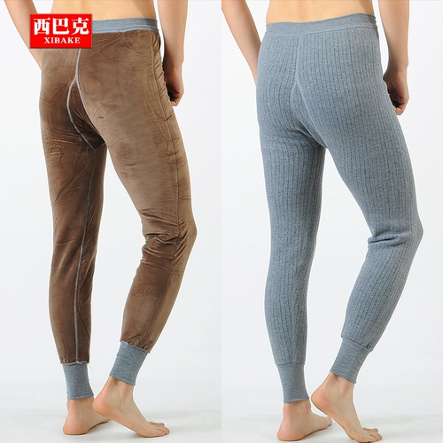 Удерживающие тепло утепленные штаны, джинсы с начесом, зимние леггинсы, для среднего возраста, высокая талия, большой размер