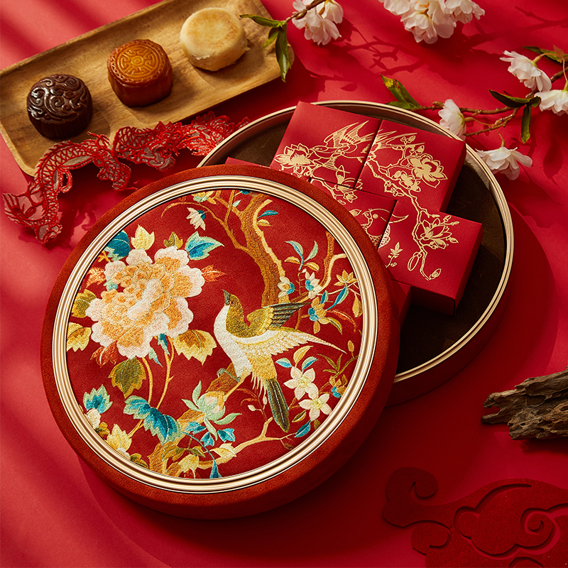 故宫食品 朕的心意 21年款 福盒璨辰中秋月饼礼盒 400g 天猫优惠券折后￥228包邮