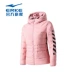 Quần áo cotton thể thao nữ Hongxing Erke 2018 thu đông mới ấm áp và thể thao chống gió xuống áo khoác nữ áo phao nam cổ lông Thể thao xuống áo khoác