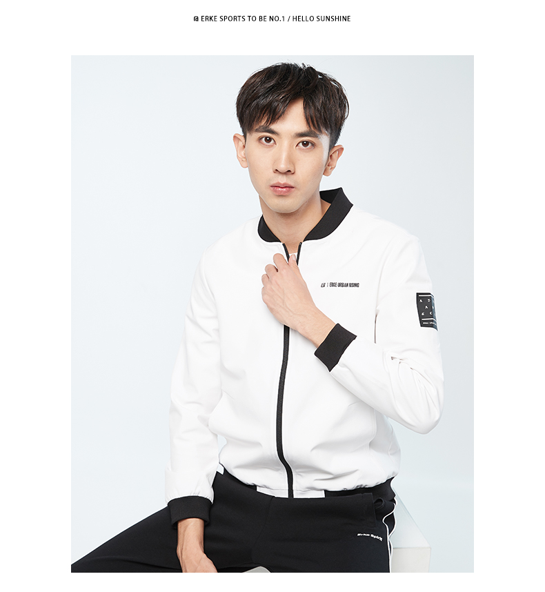 Áo khoác nam Hongxing Erke nam 2019 mùa xuân thời trang mới - Áo khoác thể thao / áo khoác áo khoác gió nữ adidas