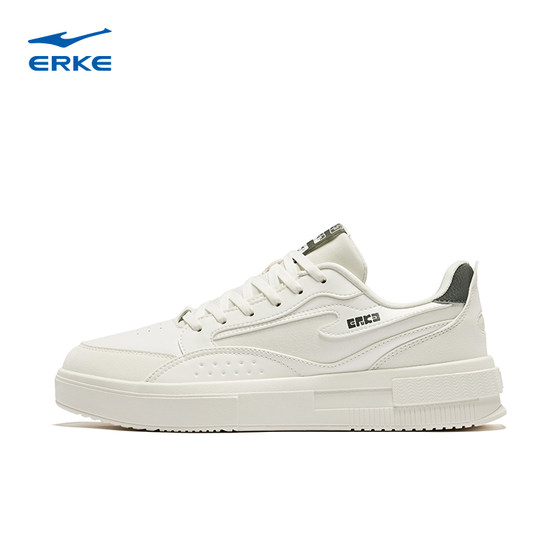 Hongxing Erke shoes men's shoes Jinghong spring new thick-soled casual skate shoes sports shoes men's white shoes