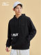 鸿星尔克卫衣男春秋男士字母简约上衣运动男款连帽卫衣帽衫男