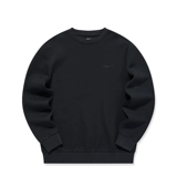 Мужская осенняя толстовка, спортивный черный лонгслив, круглый воротник