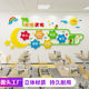 Class cultural wall stickers 3D three-dimensional acrylic primary school classroom layout decoration trusteeship training class tutoring class stickers