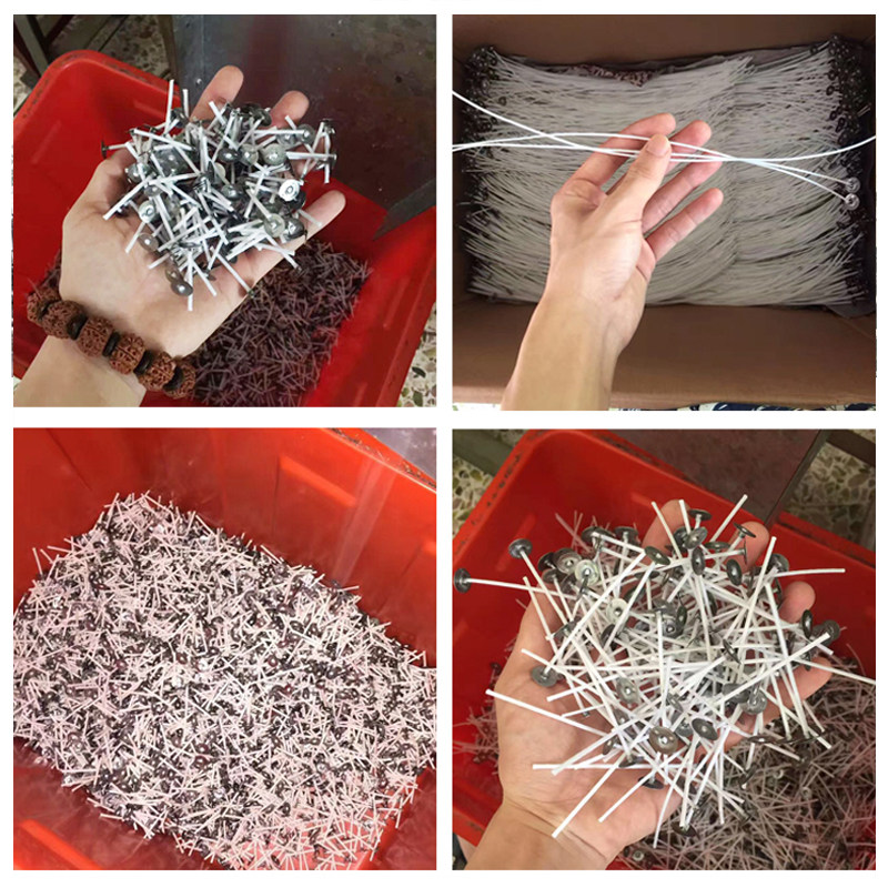 For Buddha lamp ghee wick pure cotton thread smokeless oil lamp wick 24 hours flat mouth lotus liquid solid candle wick